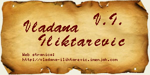 Vladana Iliktarević vizit kartica